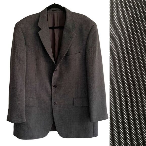 BOSS HUGO BOSS Angelica 3 Button Front Blazer Black 46R - Picture 2 of 10